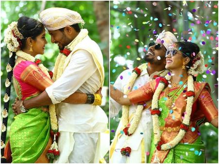 ವಿವಾಹದ ಫೋಟೋಗಳನ್ನು ಹಂಚಿಕೊಂಡ 'ಚರಣದಾಸಿ' ನಟಿ ಕಾವ್ಯ