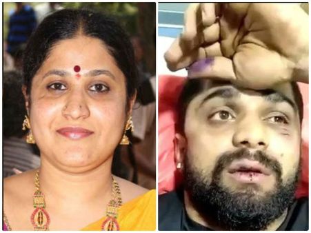 ಮಾರುತಿ ಗೌಡ ಆರೋಗ್ಯ ವಿಚಾರಿಸಿದ ವಿಜಿ ಪತ್ನಿ ನಾಗರತ್ನ