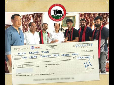 ಕೇರಳ ನಂತರ ನಾಗಾಲ್ಯಾಂಡ್ ಗೆ 'ಕೋಟಿ' ನೀಡಿದ ನಟ ಸುಶಾಂತ್ ಸಿಂಗ್