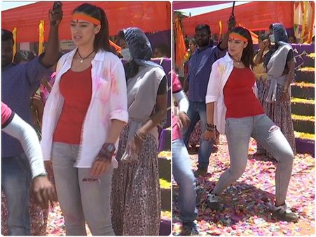 ಹಬ್ಬಕ್ಕೆ ಮೊದಲೇ ಗಣೇಶನ ಮುಂದೆ ಟಂಪಾಗುಚ್ಚಿ ಸ್ಟೆಪ್ಸ್ ಹಾಕಿದ ಲಕ್ಷ್ಮಿ ರೈ