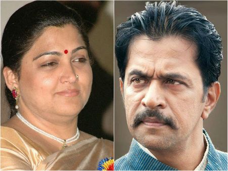 ಅರ್ಜುನ್ ಸರ್ಜಾ ಗೆ ಧೈರ್ಯ ತುಂಬಿದ ಸ್ನೇಹಿತೆ ನಟಿ ಖುಷ್ಬೂ