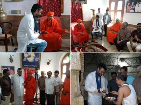 ಮುರುಘಾಮಠಕ್ಕೆ ದರ್ಶನ್-ರಾಕ್ ಲೈನ್ ಭೇಟಿ ಹಿಂದೆ ಬಲವಾದ ಕಾರಣ.!