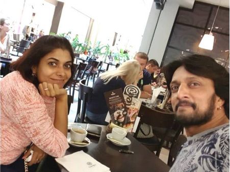 'ದಿ ವಿಲನ್' ನೋಡುವ ಮುಂಚೆ ಪ್ರಿಯಾ ಸುದೀಪ್ ಟ್ವೀಟ್