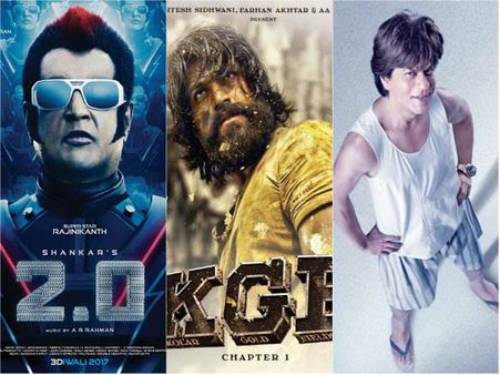 ಶಾರೂಖ್, ರಜನಿಯನ್ನ ಹಿಂದಿಕ್ಕಿದ 'ಕೆಜಿಎಫ್' ಭಾರತದ ನಂ.1 ಸಿನಿಮಾ