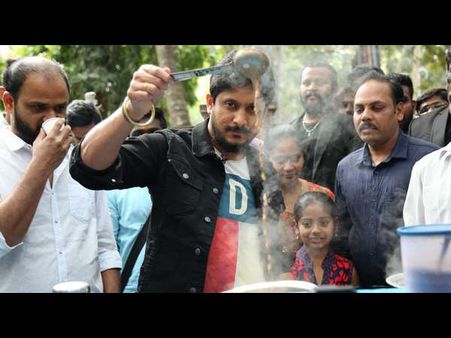 ರಾಮಕೃಷ್ಣ ಆಶ್ರಮದ ಮುಂದೆ ಕಾಫಿ, ಟೀ ಮಾರಿದ ಅಜಯ್ ರಾವ್