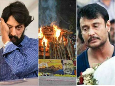 ಅಂಬಿಗೆ ದರ್ಶನ್-ಸುದೀಪ್ ಇಬ್ಬರು ಒಟ್ಟಿಗೆ ಹೆಗಲು ಕೊಡಬೇಕಿತ್ತಂತೆ.!