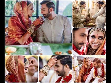 ಚಿತ್ರಪಟ: ದೀಪಿಕಾ ಪಡುಕೋಣೆ-ರಣ್ವೀರ್ ಸಿಂಗ್ ಕೊಂಕಣಿ ವಿವಾಹ