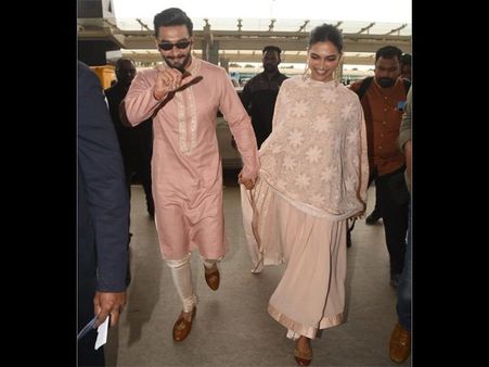 ಬೆಂಗಳೂರಿನಲ್ಲಿ ಆರತಕ್ಷತೆ ಮುಗೀತು: ಮುಂಬೈಗೆ ಹೊರಟ ದೀಪಿಕಾ-ರಣ್ವೀರ್