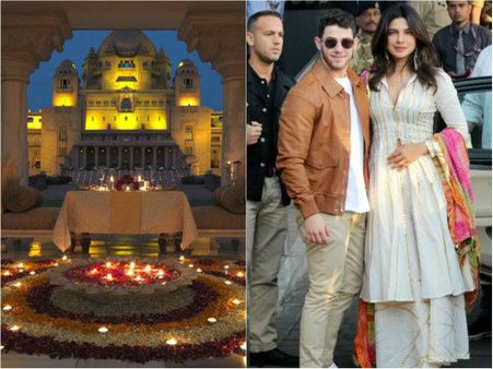ಪ್ರಿಯಾಂಕಾ-ನಿಕ್ ಮದುವೆ: ಮದುವಣಗಿತ್ತಿಯಂತೆ ಸಿಂಗಾರಗೊಂಡಿರುವ ಜೋಧ್ ಪುರ ಅರಮನೆ