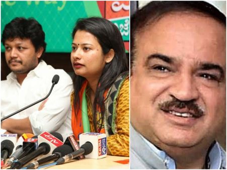 ಅಗಲಿದ ಅನಂತ್ ಕುಮಾರ್ ರಿಗೆ ಗಣೇಶ್ ದಂಪತಿ ಅಂತಿಮ ನಮನ