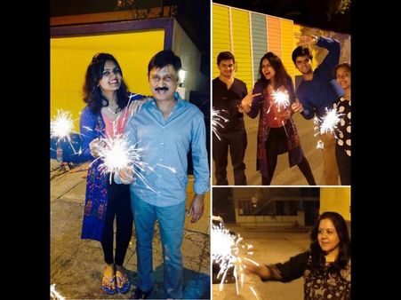 ಕುಟುಂಬದ ಜೊತೆಗೆ ರಮೇಶ್ ದೀಪಾವಳಿ ಆಚರಣೆ