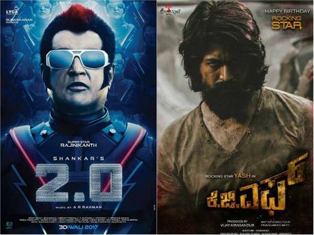 ರಜನಿಯ '2.0' ಚಿತ್ರದ ಹಾದಿಯಲ್ಲಿ ಕನ್ನಡದ 'ಕೆಜಿಎಫ್'.!