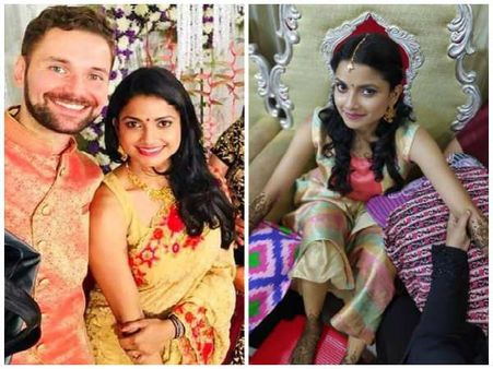 ಫೋಟೋ ಆಲ್ಬಂ: ವಿದೇಶಿ ಯುವಕನ ಜೊತೆ ಕನ್ನಡ ನಟಿ ಸ್ನೇಹಾ ಮದುವೆ