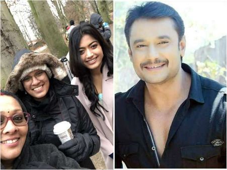 ಚಳಿ ಚಳಿಯ ಸ್ವೀಡನ್ ನಲ್ಲಿ 'ಯಜಮಾನ'ನ ಜೊತೆ ರಶ್ಮಿಕಾ.!