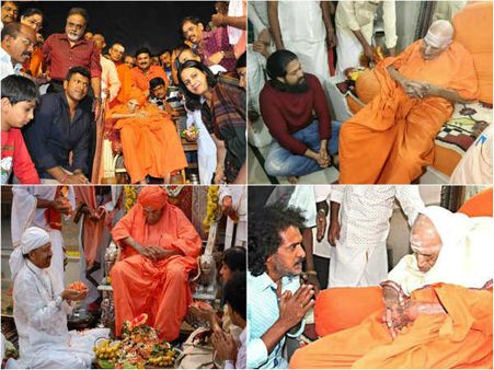 ಶ್ರೀಗಳ ಅಂತಿಮ ದರ್ಶನ ಪಡೆದ ಪುನೀತ್: ಯಶ್, ಸುದೀಪ್, ಉಪ್ಪಿ ಸಂತಾಪ