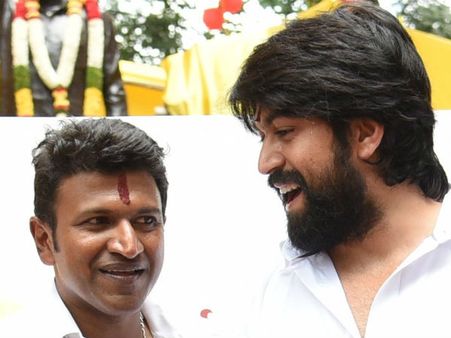 ನಟಸಾರ್ವಭೌಮನಿಗೆ ಶುಭಕೋರಿದ ಯಶ್, ದೇವಸ್ಥಾನದಲ್ಲಿ ಪೂಜೆ ಸಲ್ಲಿಸಿದ ಅಪ್ಪು