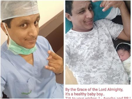 ತಂದೆಯಾದ ಖುಷಿಯಲ್ಲಿ 'ಬಿಗ್ ಬಾಸ್' ರಿಯಾಝ್ ಬಾಷಾ