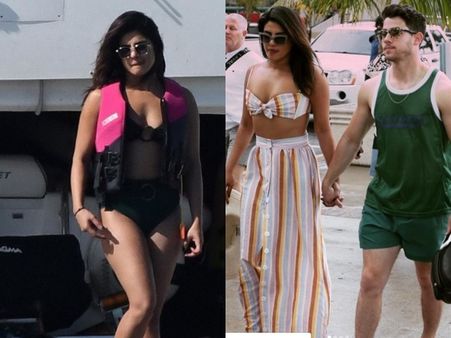 ಬೀಚ್ ನಲ್ಲಿ ಬಿಕಿನಿ ಧರಿಸಿ ಓಡಾಡುತ್ತಿರುವ ಪ್ರಿಯಾಂಕಾ ಚೋಪ್ರಾ