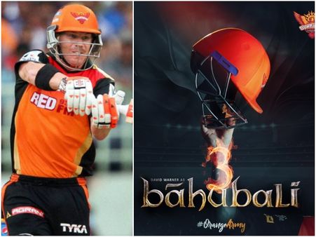 'ಬಾಹುಬಲಿ 3'ಗೆ ಡೇವಿಡ್ ವಾರ್ನರ್ ಹೀರೋ ಅಂತೆ