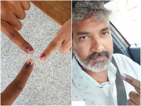 ಮತದಾನ ಮಾಡಿದ ರಾಜಮೌಳಿ ಅಂಡ್ ಟೀಮ್