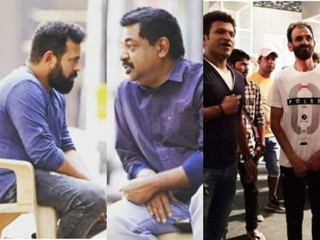 'ಯುವರತ್ನ' ಸೆಟ್ ನಲ್ಲಿ ರಾಘಣ್ಣ, ಭಟ್ಟರು: ಇಲ್ಲೊಂದು ಅನುಮಾನ.!