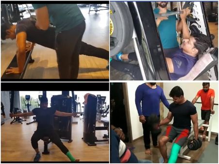 ಕಾಲಿಗೆ ಪೆಟ್ಟಾದರು ವರ್ಕೌಟ್ ಬಿಡದ ಮರಿ ಟೈಗರ್