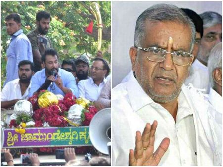 ದರ್ಶನ್ ಬಂದ್ರು ಅಂತ ವೋಟ್ ಬರಲ್ಲ: 'ದಾಸ'ನಿಗೆ ಜಿಟಿ ದೇವೇಗೌಡ ಟಾಂಗ್