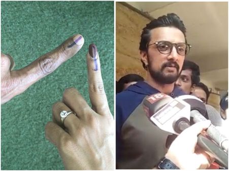 ಮತದಾನ ಮಾಡದೆ ಇರುವವರಿಗೆ ಕಿಚ್ಚನ ಬುದ್ಧಿ ಮಾತು