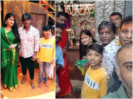 ಸವದತ್ತಿ ಯಲ್ಲಮ್ಮನ ಸನ್ನಿಧಿಯಲ್ಲಿ 'ಸಲಗ' ಟೀಂ