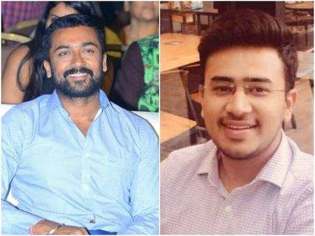 ತೇಜಸ್ವಿ ಸೂರ್ಯರನ್ನು ಮೆಚ್ಚಿದ ತಮಿಳು ನಟ ಸೂರ್ಯ