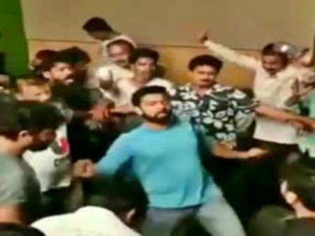 ಹುಟ್ಟುಹಬ್ಬದ ದಿನ ಬಿಂದಾಸ್ ಹುಲಿ ಡ್ಯಾನ್ಸ್ ಮಾಡಿದ ರಕ್ಷಿತ್ ಶೆಟ್ಟಿ