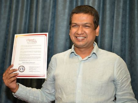 ಅಮೆರಿಕಾದಲ್ಲಿ ಮೇ 12 ರಂದು 'ವಿಜಯ ಪ್ರಕಾಶ್ ಡೇ'ಯಾಗಿ ಘೋಷಣೆ