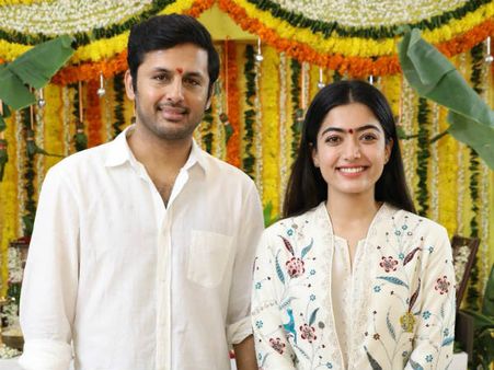 ತೆಲುಗು ನಟ ನಿತೀನ್ ಜೊತೆ ರಶ್ಮಿಕಾ ನಟನೆ: ಭೀಷ್ಮ ಆರಂಭ