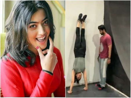 ರಶ್ಮಿಕಾ ಮಂದಣ್ಣ 'ಬ್ಯಾಕ್ ಡೈವ್' ವಿಡಿಯೋ ವೈರಲ್