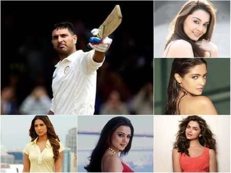 ಯುವರಾಜ್ ಸಿಂಗ್ ಜೊತೆ ಅಂಟಿಕೊಂಡಿದ್ದ ಏಳು ನಾಯಕಿಯರ ಹೆಸರು.!