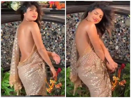 ಅಯ್ಯೋ ಬ್ಲೌಸ್ ಎಲ್ಲಿ ಪ್ರಿಯಾಂಕಾ? ನೆಟ್ಟಿಗರಿಂದ 'ದೇಸಿ ಗರ್ಲ್'ಗೆ ಪ್ರಶ್ನೆ