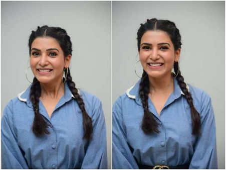 ಎರಡು ಜಡೆ ಸುಂದರಿಯಾದ ನಟಿ ಸಮಂತಾ