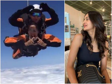 ಸ್ಕೈ ಡೈವಿಂಗ್ ಮಾಡಿದ 'ವಜ್ರಕಾಯ' ನಟಿ ಶುಭ್ರ ಅಯ್ಯಪ್ಪ