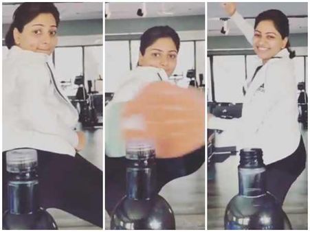 ಬಾಟಲ್ ಕ್ಯಾಪ್ ಚಾಲೆಂಜ್ ಸ್ವೀಕರಿಸಿದ ನಟಿ ರಚಿತಾ ರಾಮ್