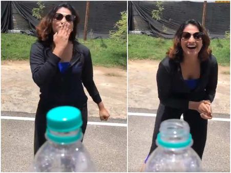 ಕಿಸ್ ಕೊಟ್ಟು ಬಾಟಲ್ ಓಪನ್ ಮಾಡಿದ ಹರಿಪ್ರಿಯಾ