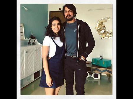 'ಪೈಲ್ವಾನ್' ನಟಿ ಆಕಾಂಕ್ಷಗೆ ಸುದೀಪ್ ಪತ್ನಿ ಶುಭಾಶಯ