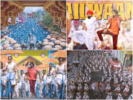 ಅದ್ದೂರಿ 'ಪೈಲ್ವಾನ್' : ಮೂರು ಸಿಂಗರ್ಸ್.. ನೂರಾರೂ ಡ್ಯಾನ್ಸರ್ಸ್