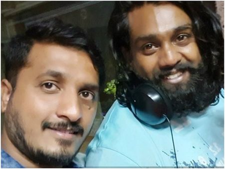 ಅರ್ಜುನ್ 'ಕಿಸ್'ಗೆ ಸಾಥ್ ನೀಡಿದ ನಟ ಧ್ರುವ ಸರ್ಜಾ