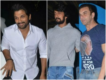 ಮುಂಬೈನಲ್ಲಿ ಪಾರ್ಟಿ ಮಾಡಿದ ಅಲ್ಲು ಅರ್ಜುನ್, ಸುದೀಪ್, ರಕುಲ್, ಪೂಜಾ ಹೆಗ್ಡೆ