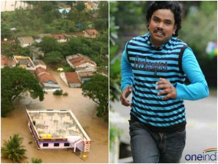 ಉತ್ತರ ಕರ್ನಾಟಕ ನೆರೆ ಸಂತ್ರಸ್ಥರಿಗೆ 2 ಲಕ್ಷ ನೀಡಿದ 'ಬರ್ನಿಂಗ್ ಸ್ಟಾರ್'