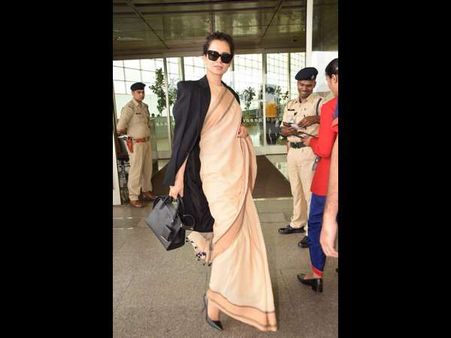 ಕಂಗನಾ ತೊಟ್ಟಿದ್ದ ಸೀರೆ ಬೆಲೆ ಲಕ್ಷ, ಕೋಟಿ ಅಲ್ಲ ಕೇವಲ 600 ರೂಪಾಯಿ.!