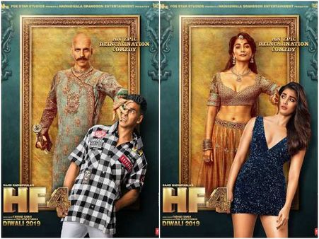 ವಿಭಿನ್ನತೆಯಿಂದ ಗಮನ ಸೆಳೆದ 'ಹೌಸ್ ಫುಲ್ 4' ಪೋಸ್ಟರ್ ಗಳು