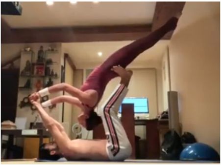 ಬಾಯ್ ಫ್ರೆಂಡ್ ಜೊತೆ ಮಾಜಿ ಭುವನ ಸುಂದರಿಯ ರೋಮ್ಯಾಂಟಿಕ್ ವರ್ಕೌಟ್