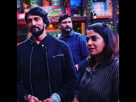 ಸಂಕಷ್ಟದಲ್ಲಿರುವ 'ಪೈಲ್ವಾನ್' ಸುದೀಪ್ಗೆ ಬಲ ತುಂಬಿದ ಪತ್ನಿ