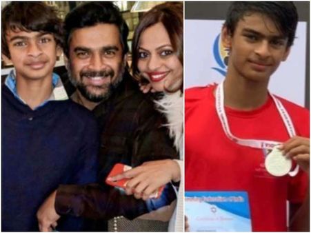 ಅಂತರಾಷ್ಟ್ರೀಯ ಈಜು ಸ್ಪರ್ಧೆಯಲ್ಲಿ ಬೆಳ್ಳಿ ಪದಕ ಗೆದ್ದ ಮಾಧವನ್ ಪುತ್ರ